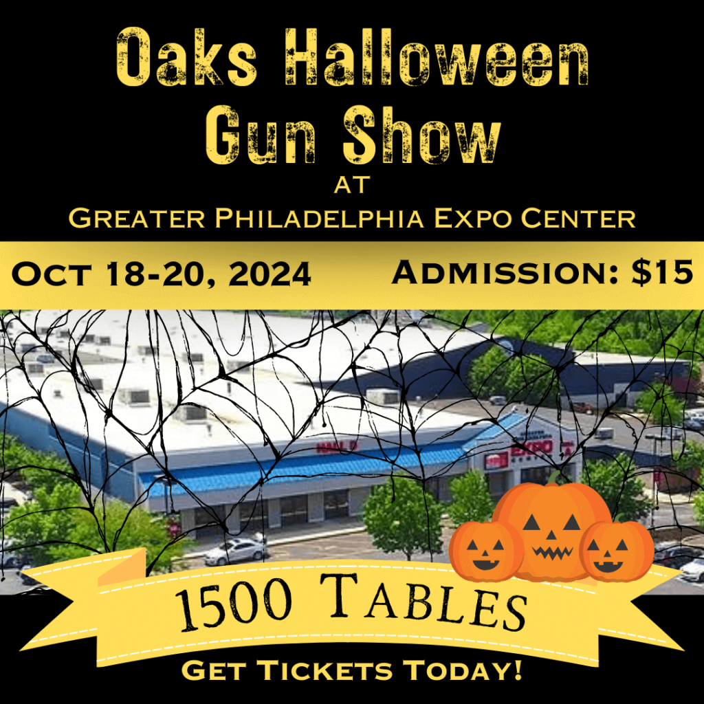 oaks halloween gun show banner