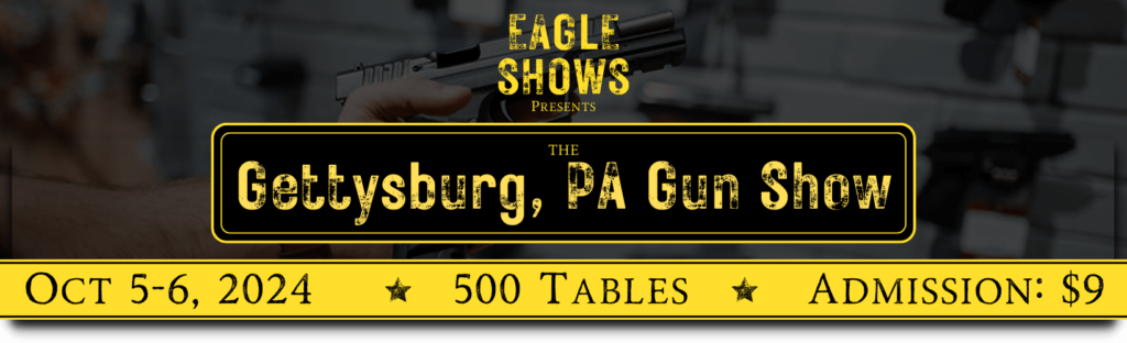 Gettysburg PA gun show banner