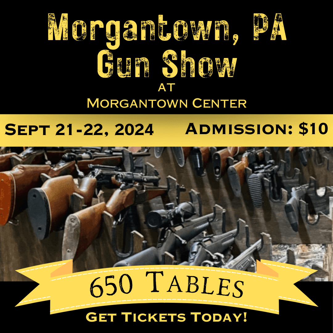 Morgantown PA gun show banner