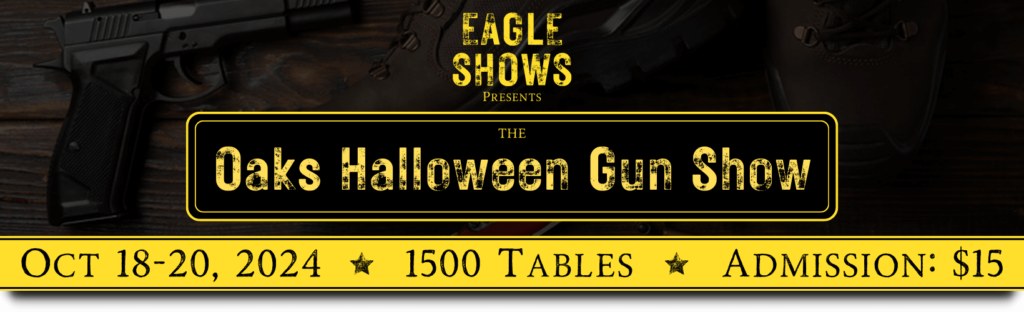 oaks halloween gun show banner