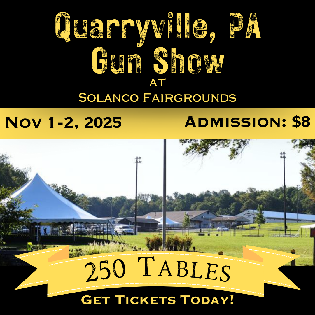 Quarryville PA Gun Show - November 1-2